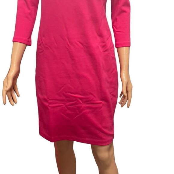 Boston Proper Cutout Fuschia Pink Sheath Dress SMALL NWT - Picture 7 of 15